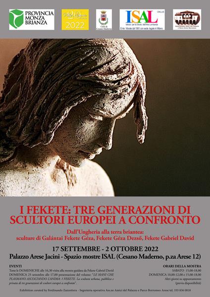 Mostra sculture FEKETE presso spazio ISAL - 17 settembre - 2 ottobre 2